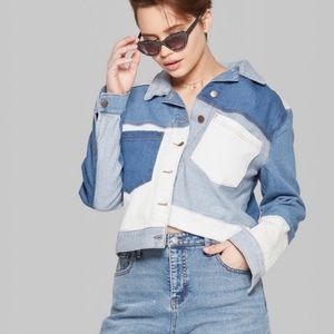 Wild Fable Denim Patchwork Jacket - Size Large